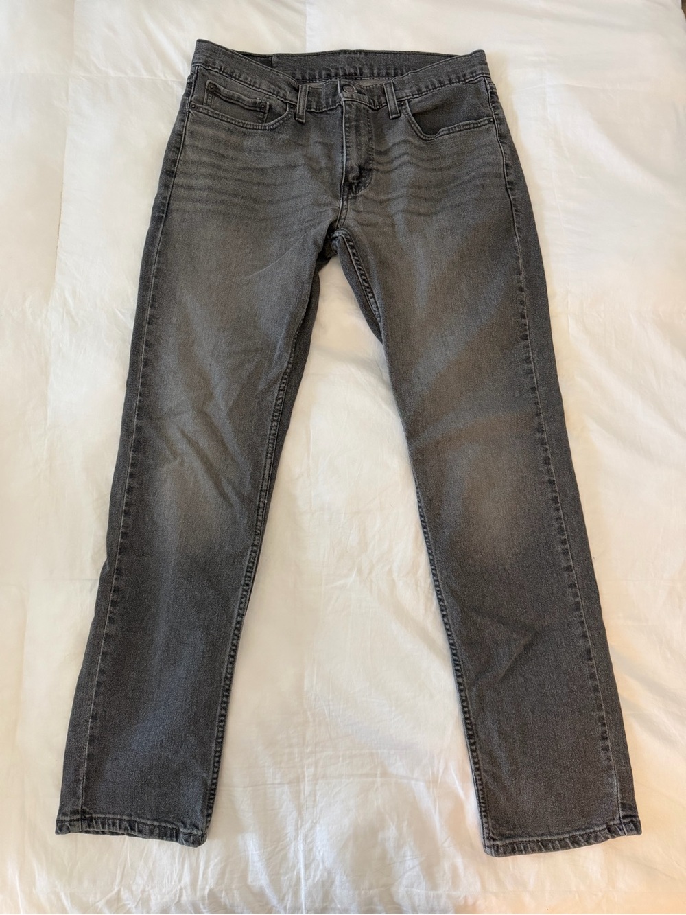 Men’s Levi's 511 33W 32L Slim Jeans in Charcoal Black Wash